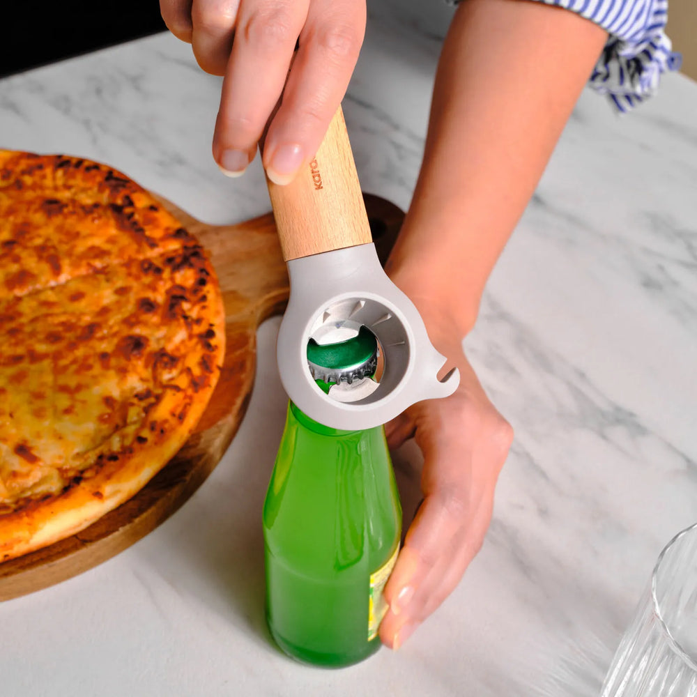 " Karaca x Refika Gadgets 3-in-1 Flaschenöffner mit Holzgriff "