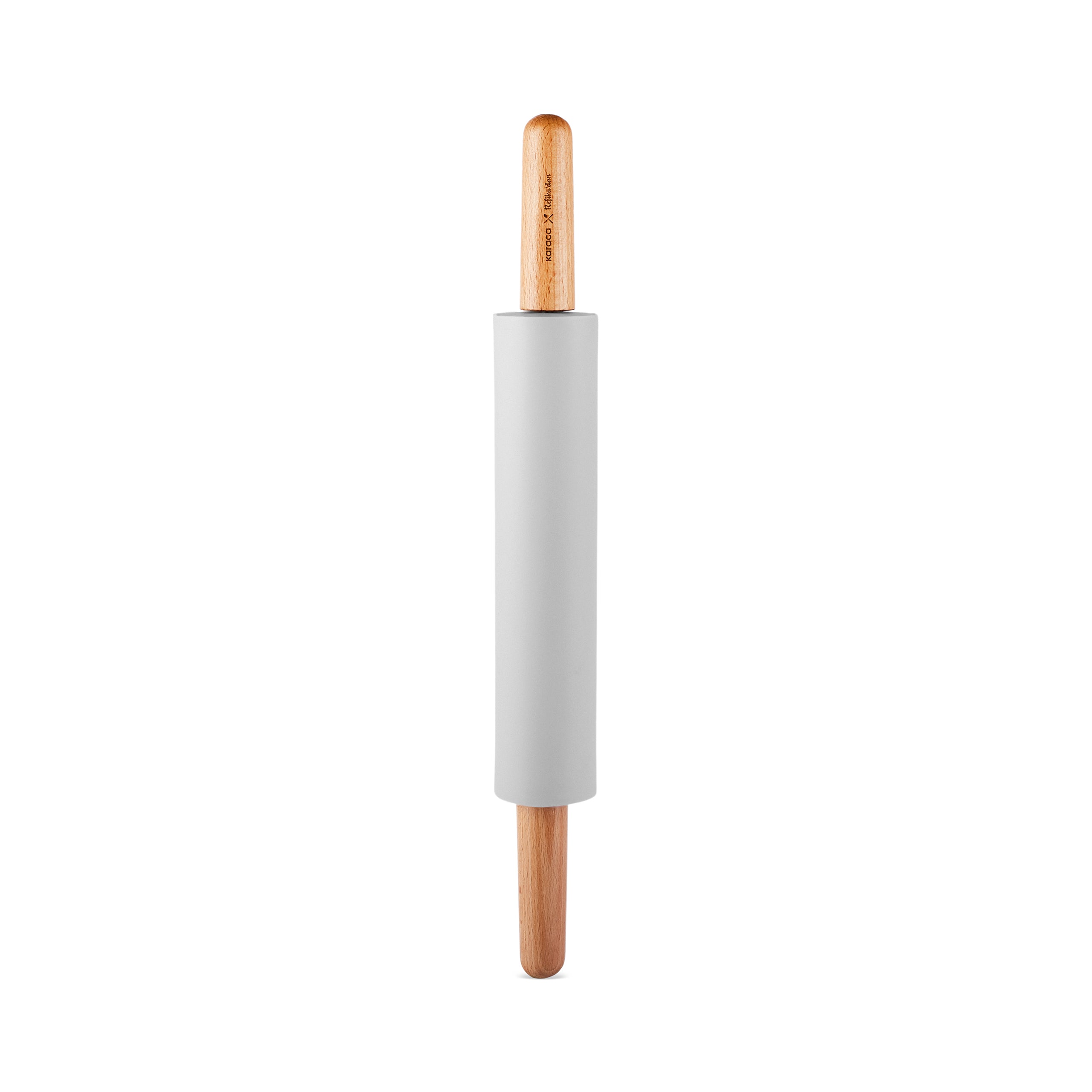 " Karaca x Refika Gadgets Silikon-Teigrolle mit Holzgriff "
