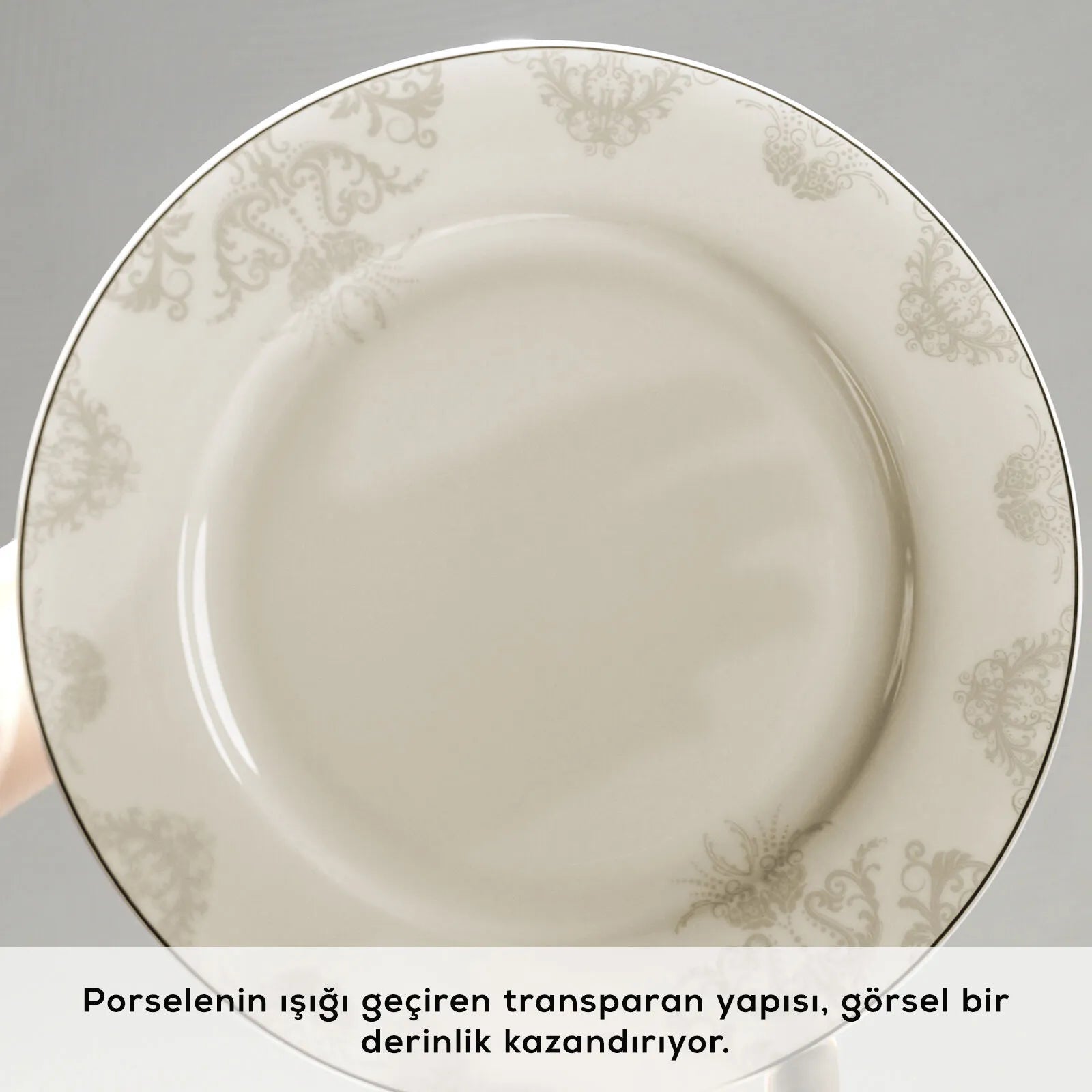 " Karaca Elegance Bone Siena 53-Teiliges 12-Personen Geschirrsett Gold "
