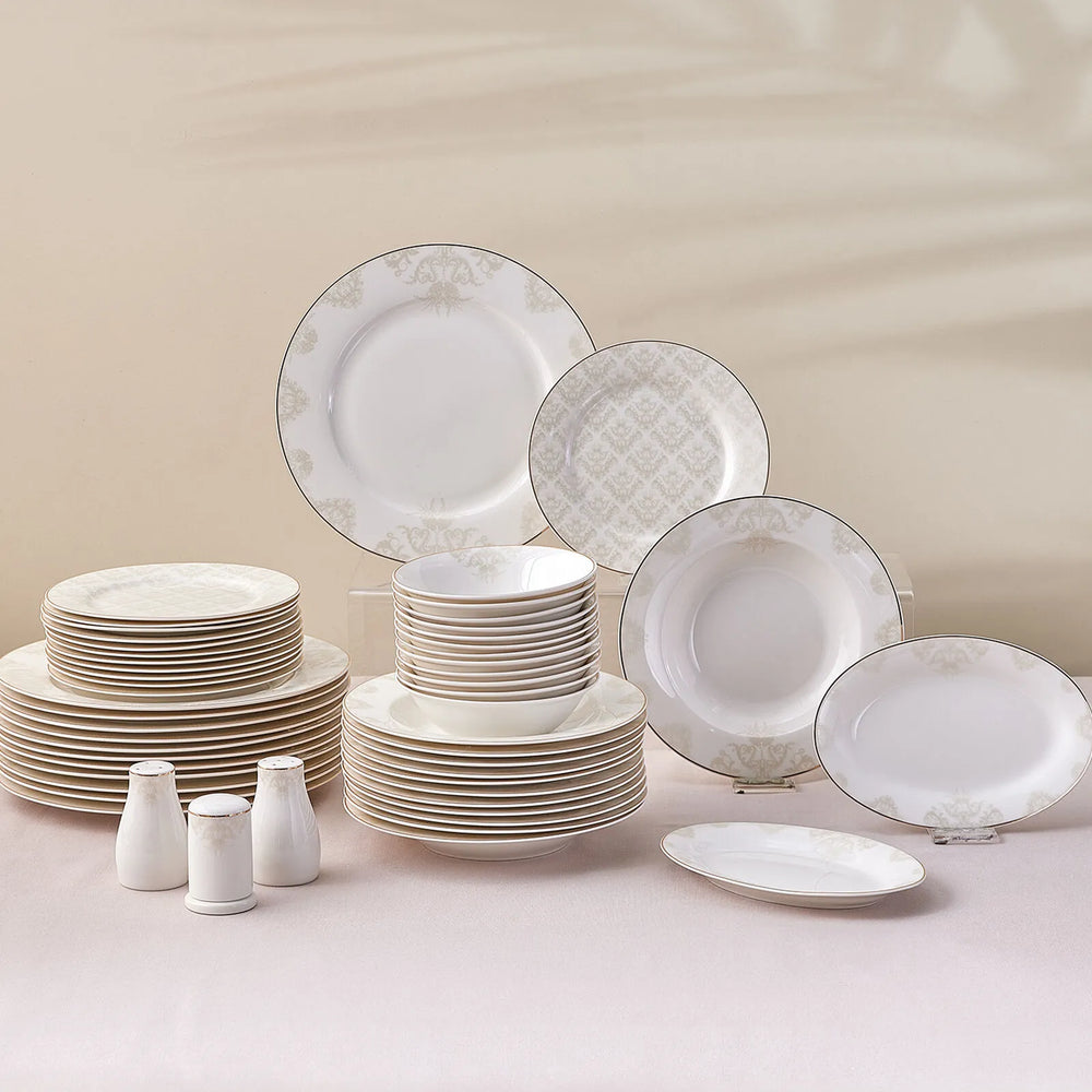 " Karaca Elegance Bone Siena 53-Teiliges 12-Personen Geschirrsett Gold "