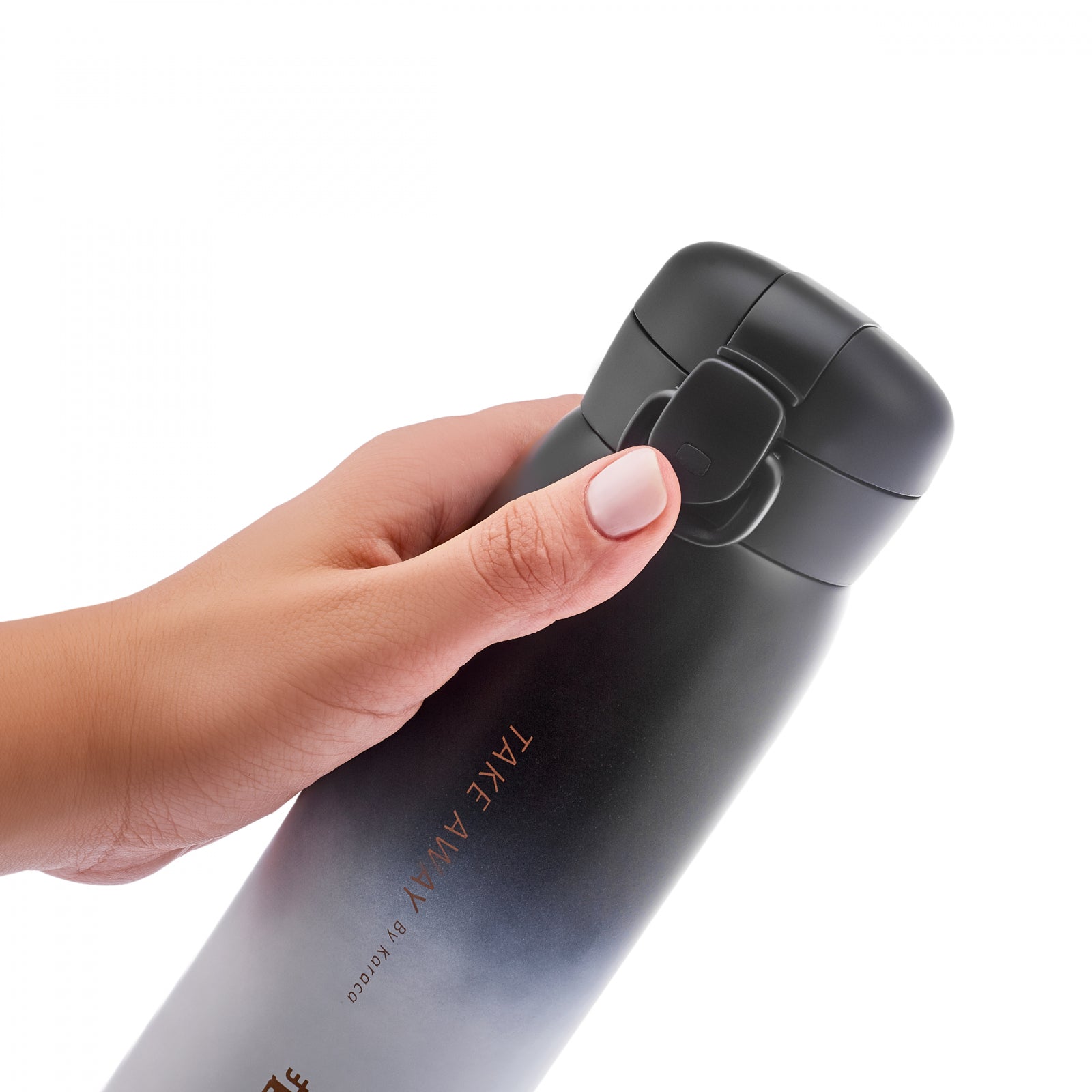 " Karaca Skyfall Stahl Leakproof Thermos 500 Ml Schwarz "