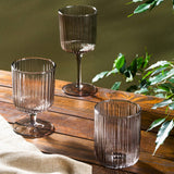 " Karaca Zenith Weinglas, 350 ml, Grau "