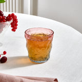 Karaca Glacier Glas Trinkglas 287 ml Blau – Rosa