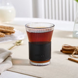 " Karaca Leder Cool Touch Latte Glas 210 Ml Schwarz "