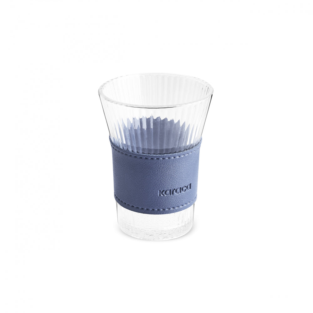 " Karaca Leder Cool Touch Latte Glas 210 Ml Marineblau "