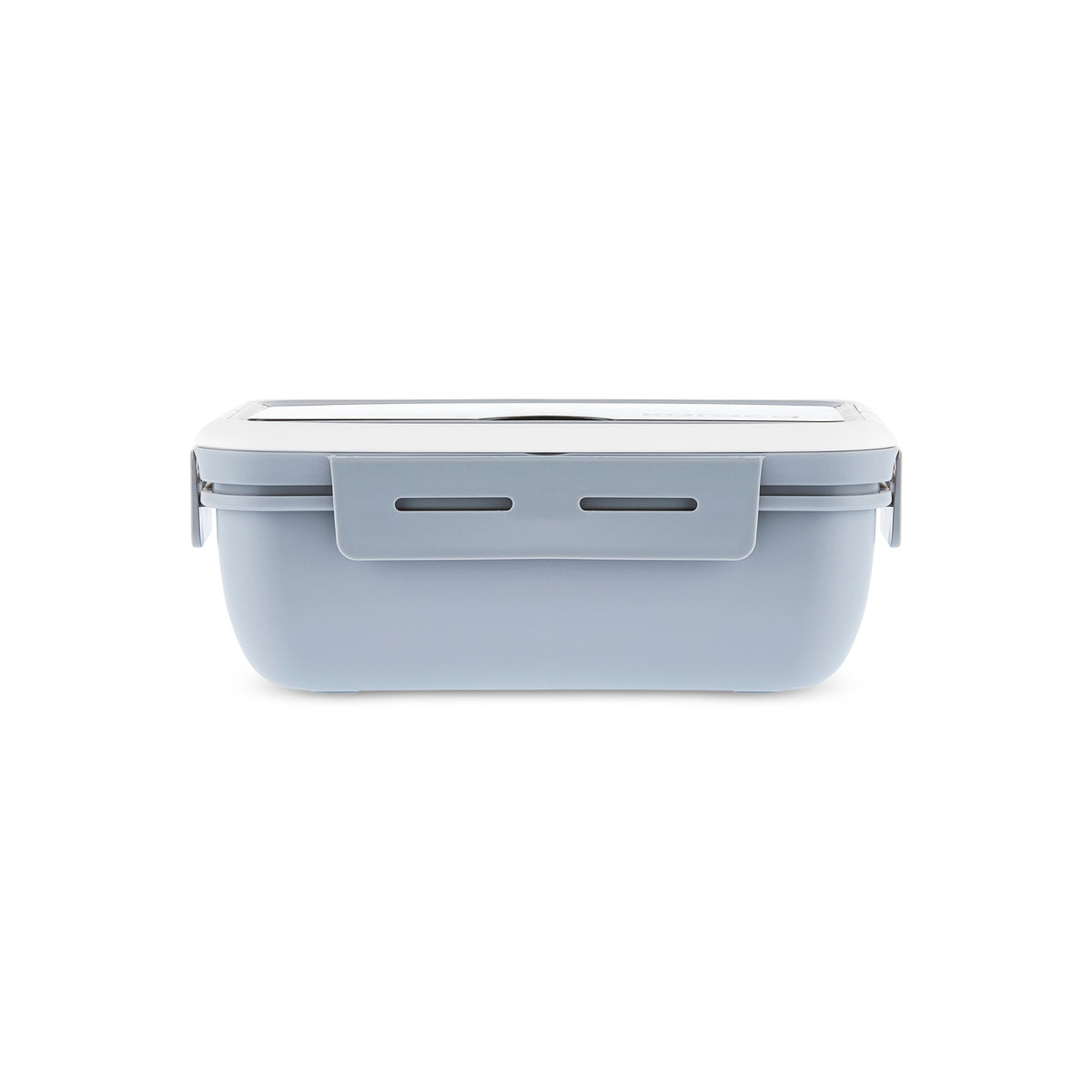 Karaca Fusca Lunchbox mit Gabel und Löffel Grau