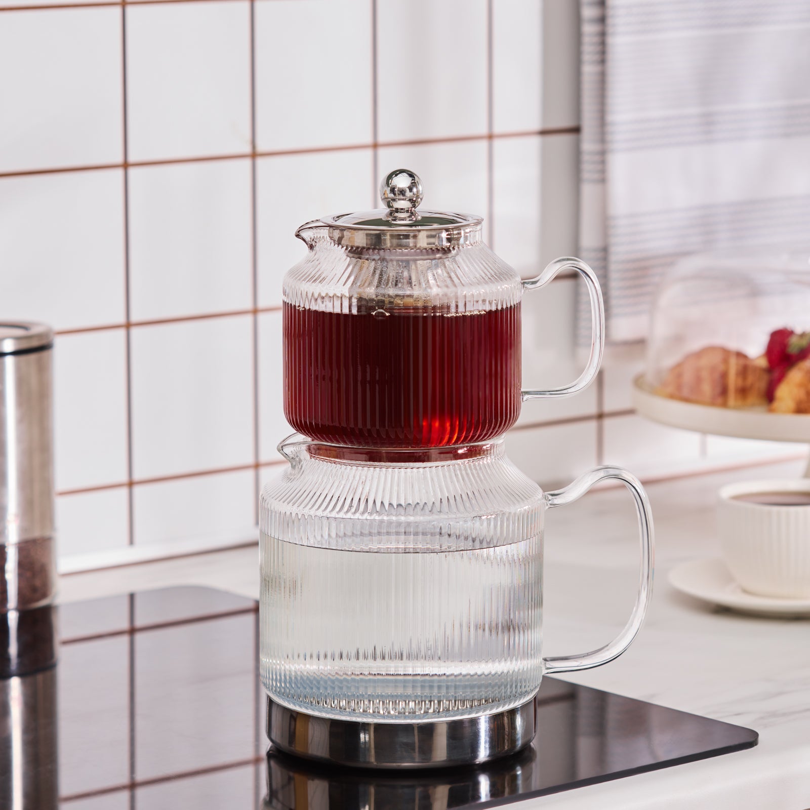 " Karaca Kelly XL Glas-Teekanne "