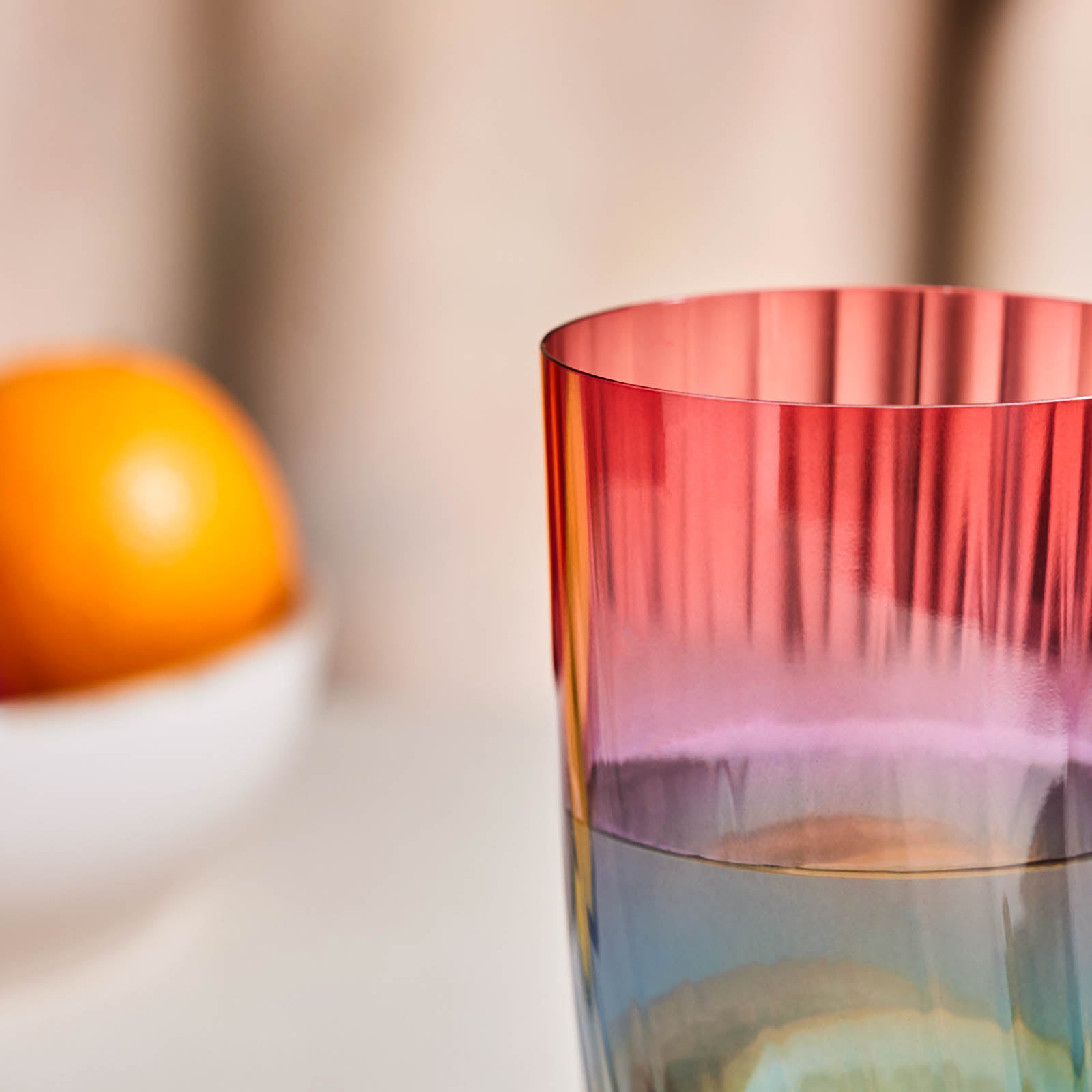 " Karaca Dolce Wasserglas 350 Ml Rot "