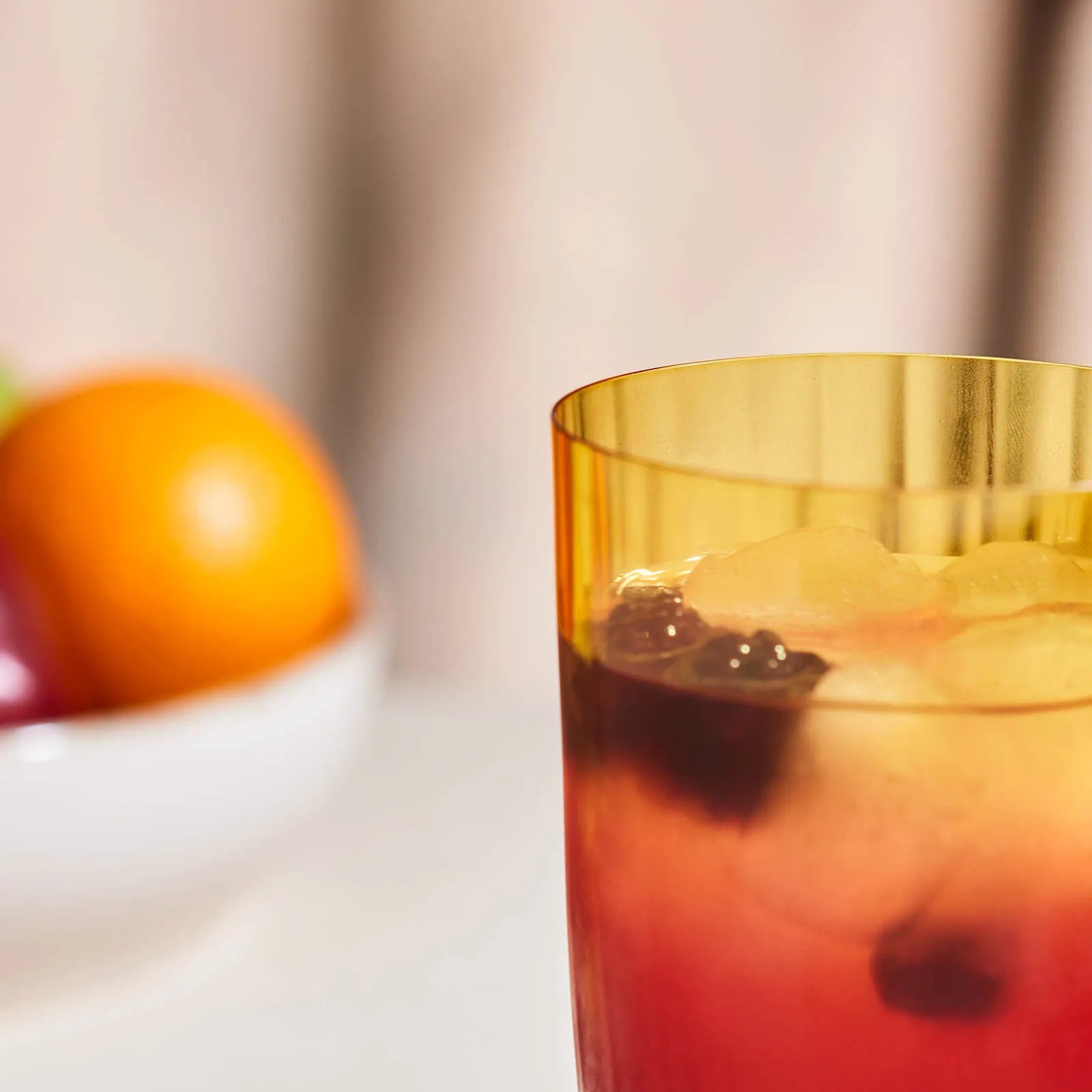 " Karaca Dolce Soft Drink Glas 350 Ml Gelb "