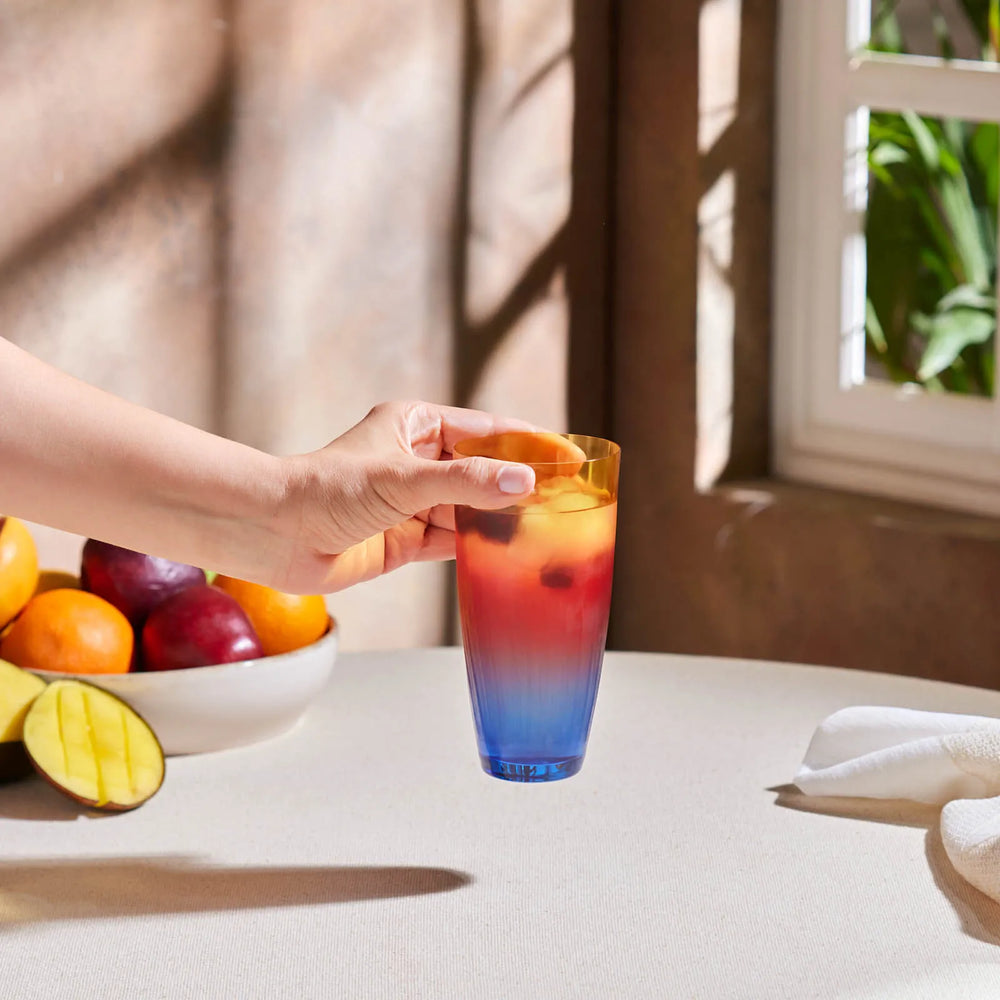 " Karaca Dolce Soft Drink Glas 350 Ml Gelb "