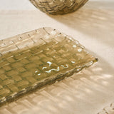 Karaca Braid Lüsterteller Bootform 29x8.5 cm