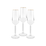 Karaca Jasmine 195 Ml 3er Set Sektgläser