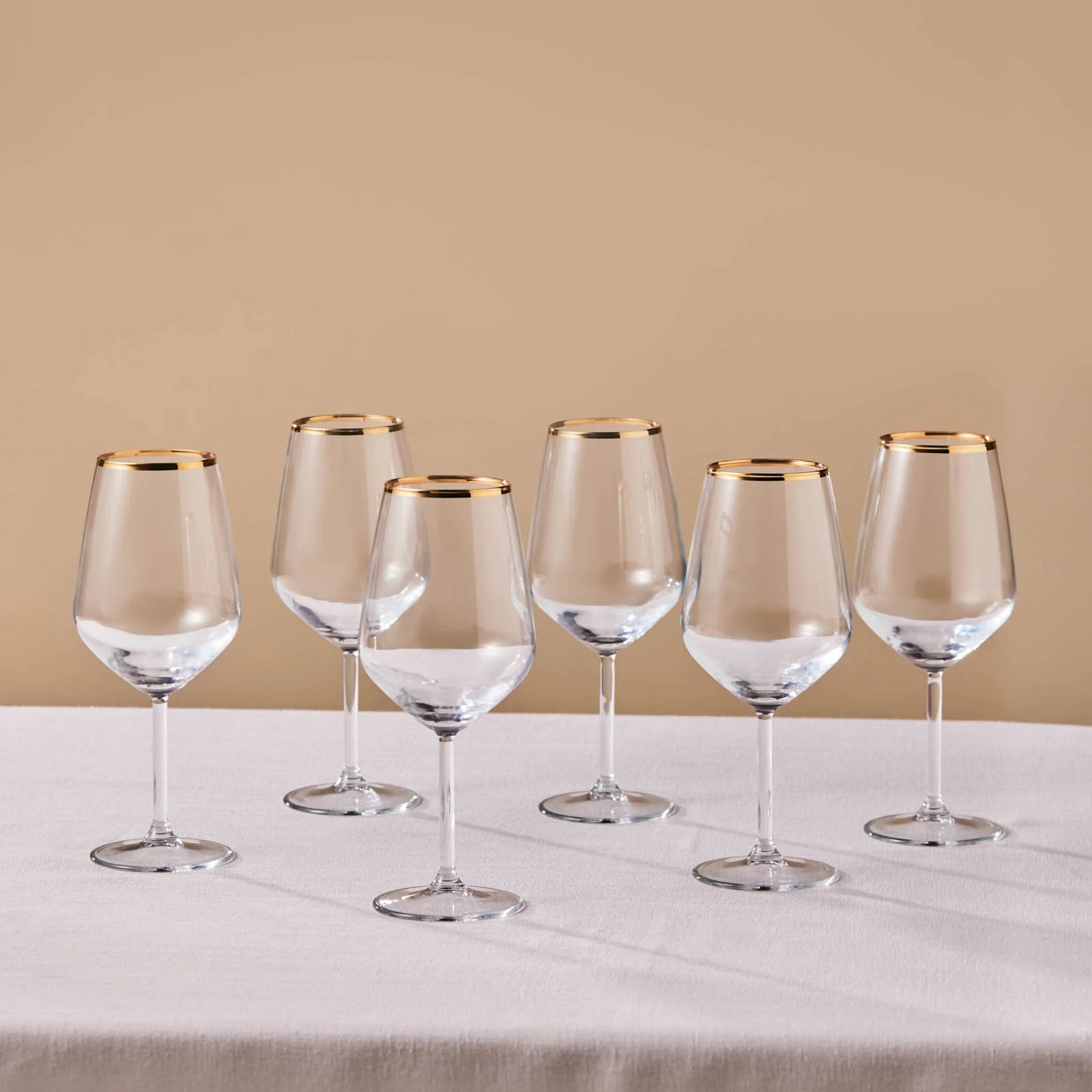Karaca Orlando 490 Ml 6 Teiliges Kelchglas-Set