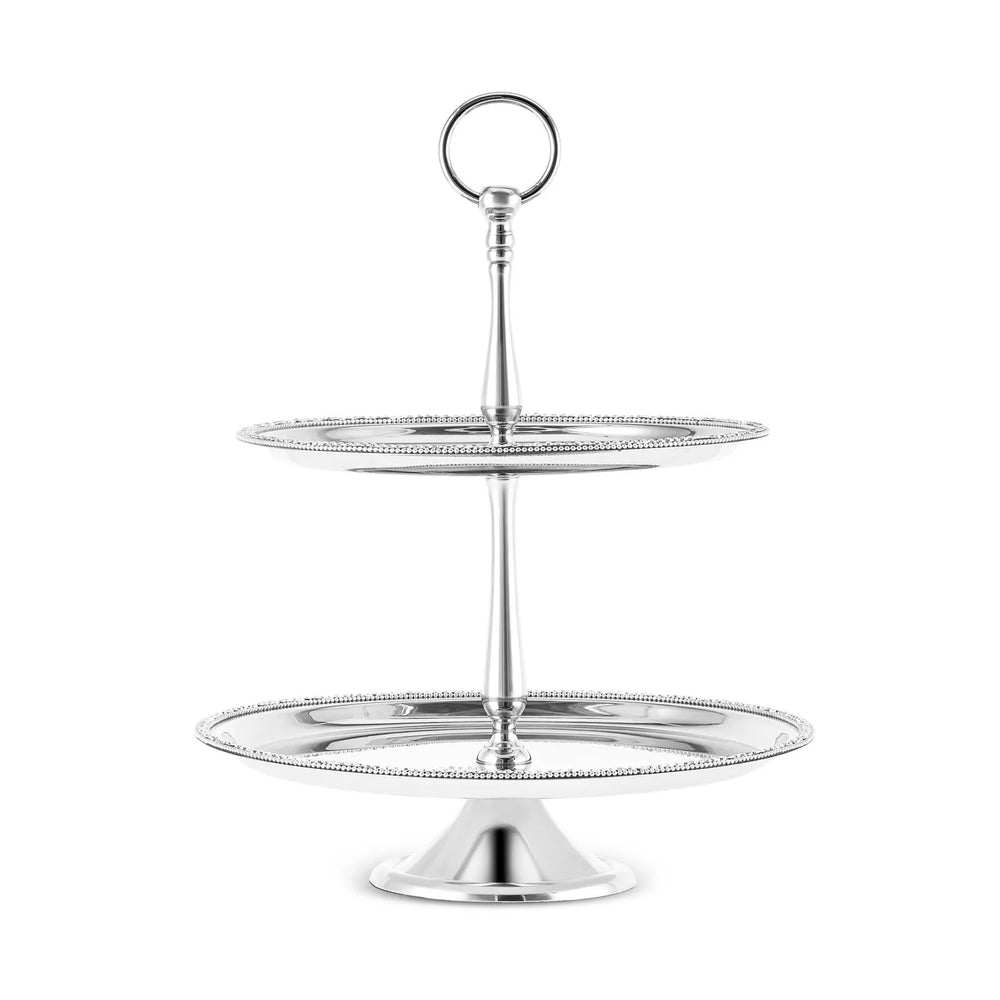 " Karaca Majesty Oval 2-stöckige Servierplattea "