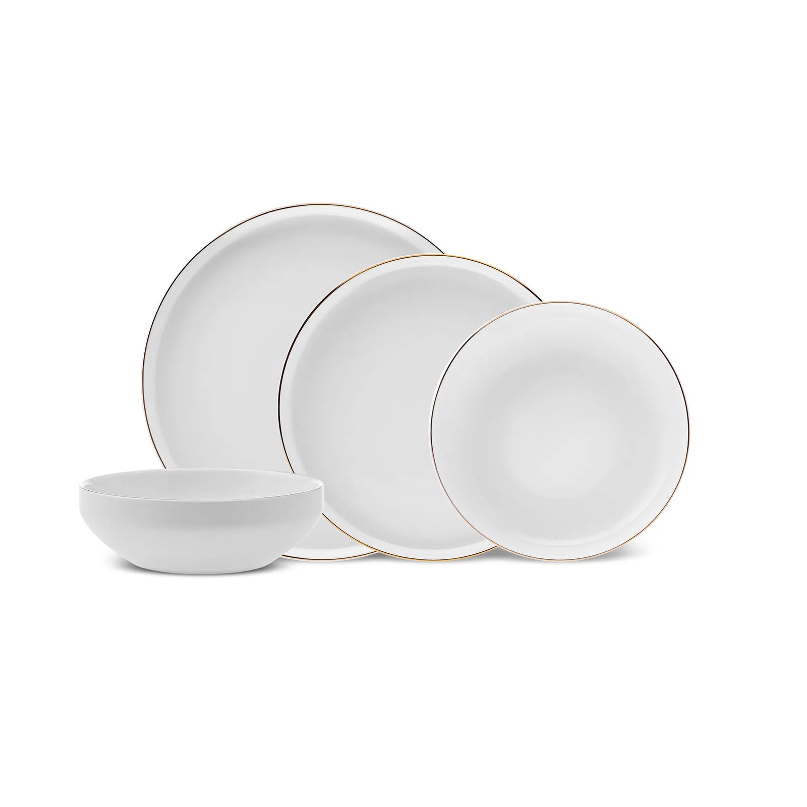 " Karaca Streamline New Saturn Gold 24-teiliges Tafelservice, 6 Personen "