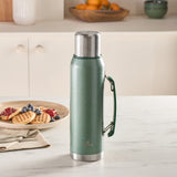 " Karaca Stansteel Auslaufsicherer Edelstahl-Thermos 1,3 L Grün "