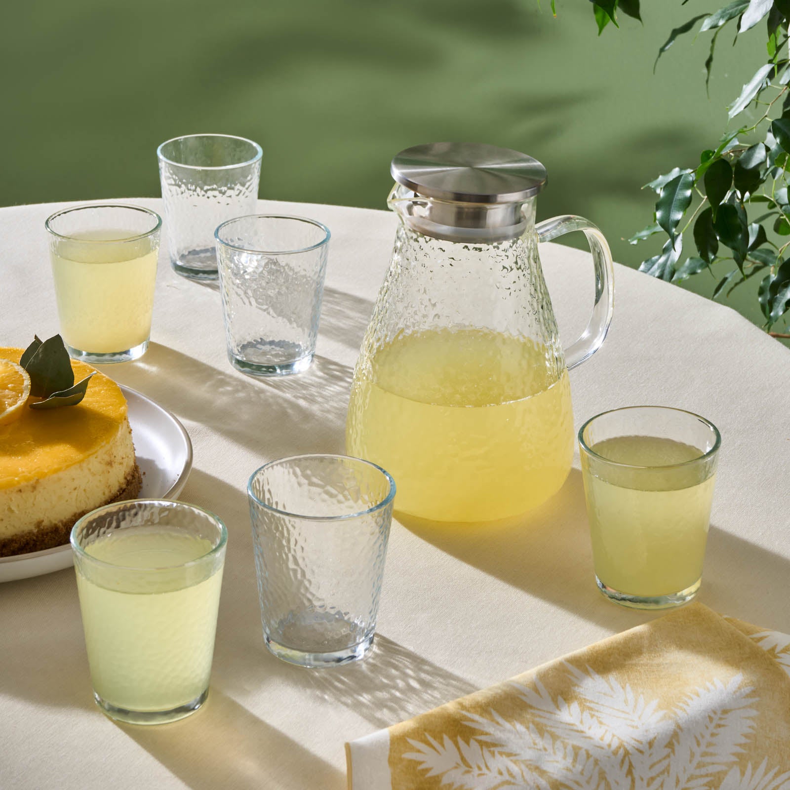 " Karaca Luminous 7 Teiliges Glas Set Transparent "