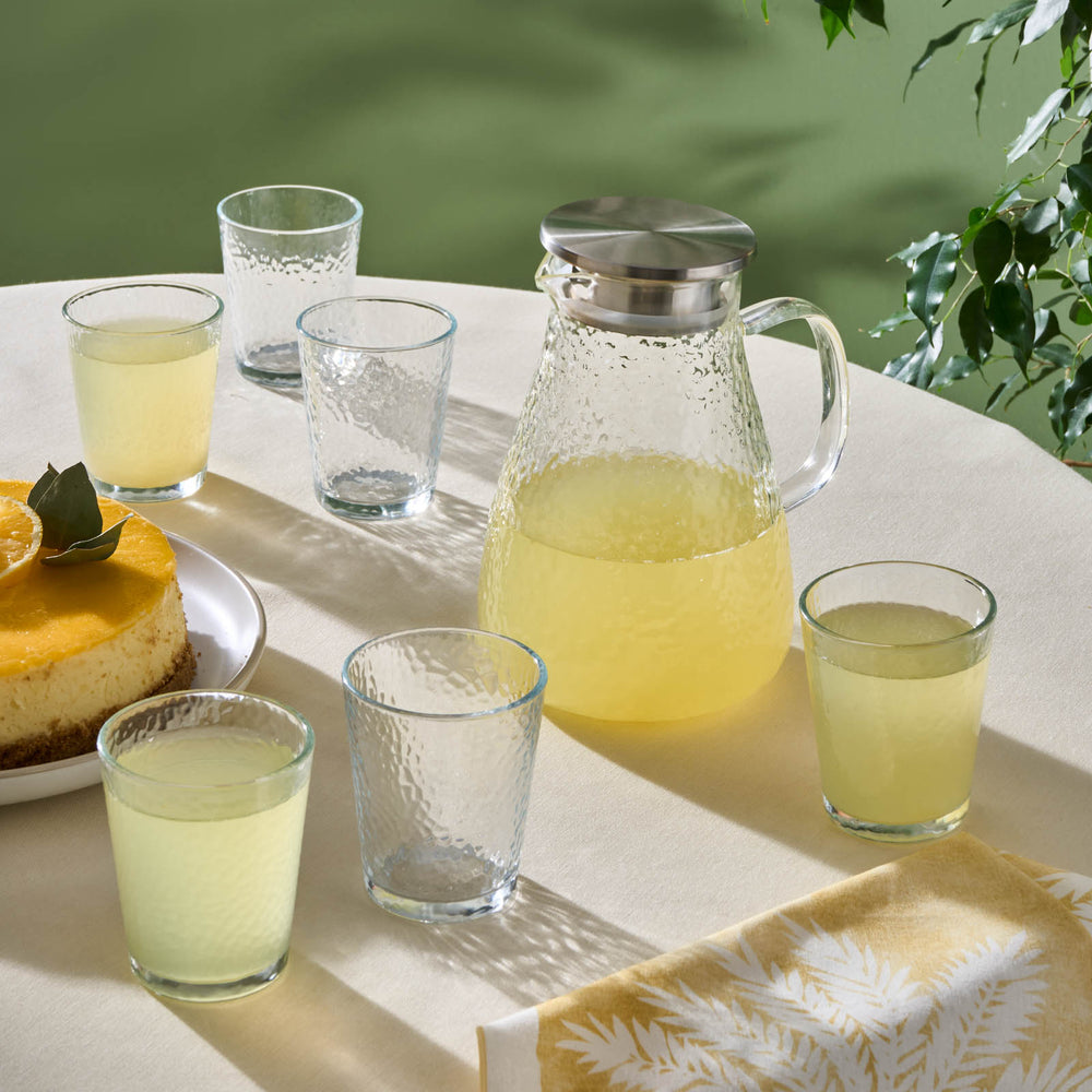 " Karaca Luminous 7 Teiliges Glas Set Transparent "
