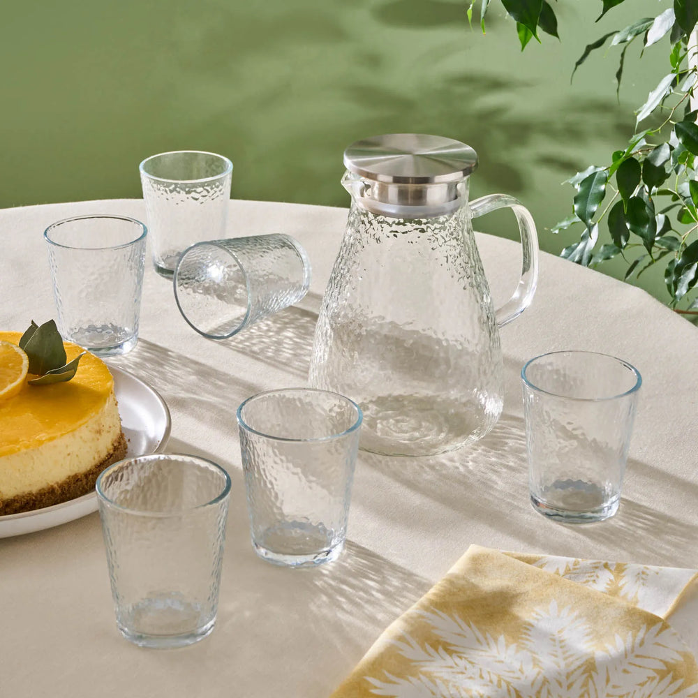 " Karaca Luminous 7 Teiliges Glas Set Transparent "