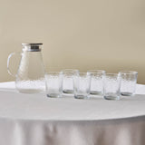 " Karaca Luminous 7 Teiliges Glas Set Transparent "