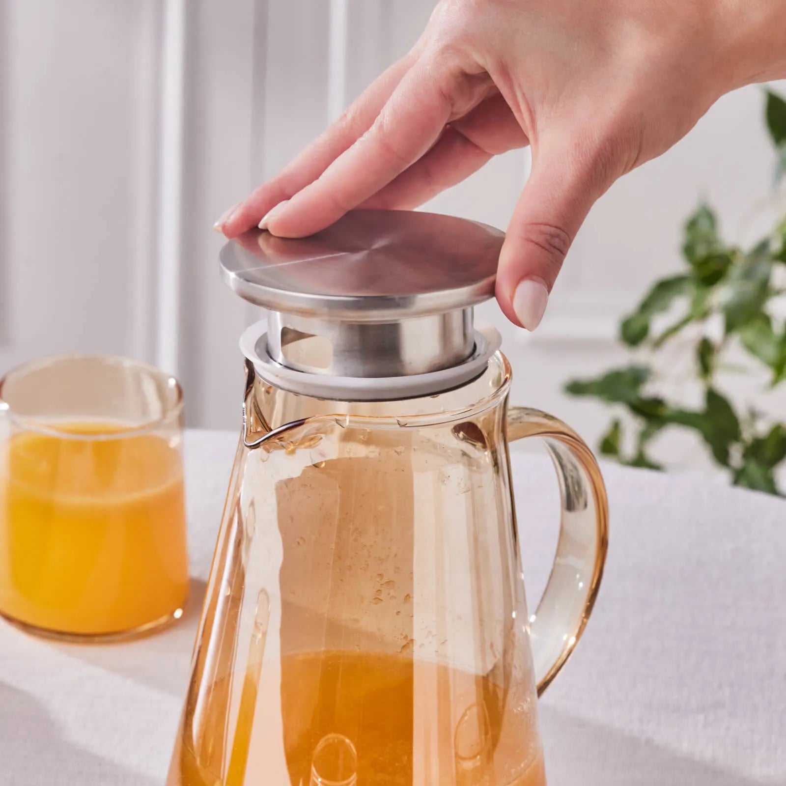 " Karaca Serene 7-teiliges Gläser Set, Amber "