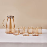 " Karaca Serene 7-teiliges Gläser Set, Amber "