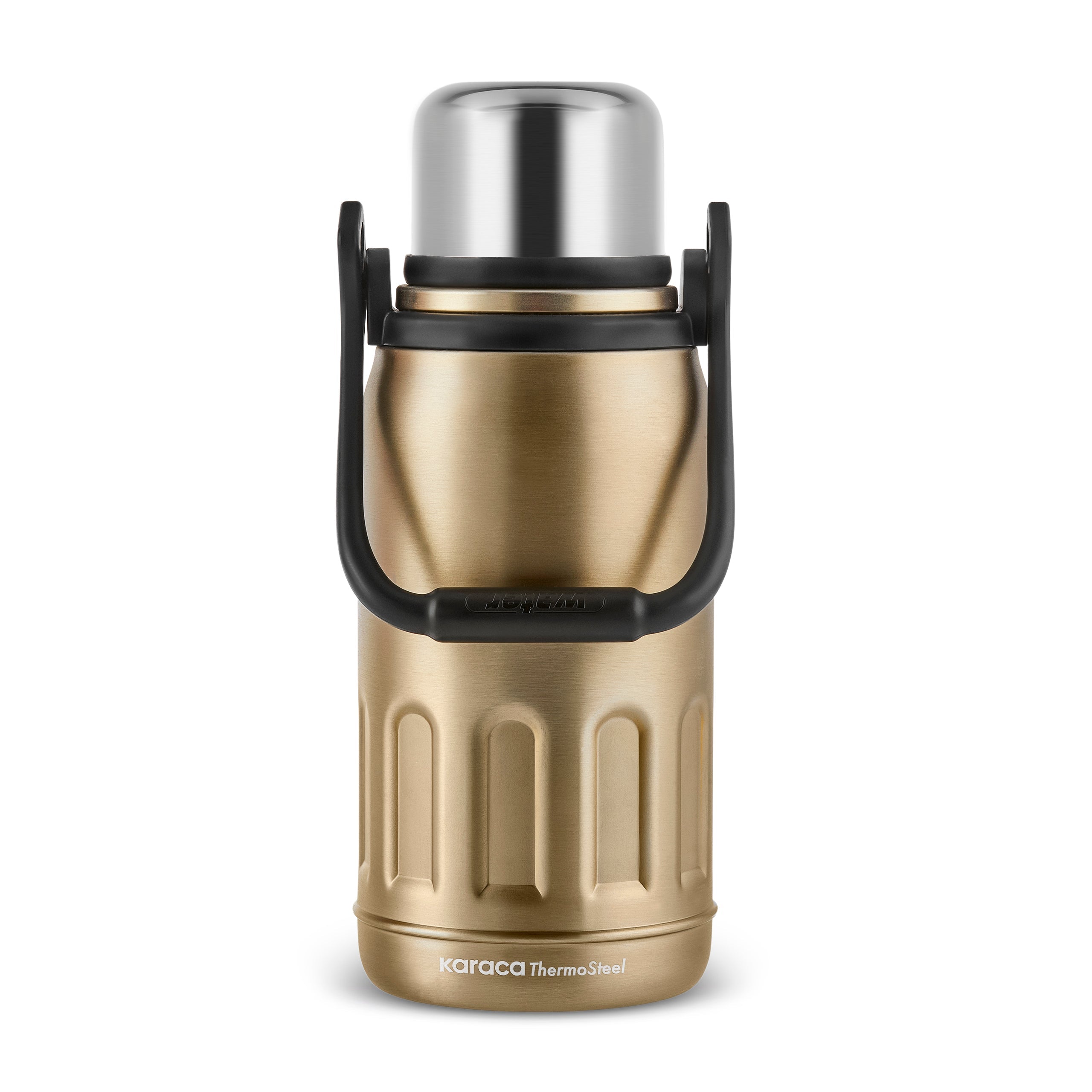 Karaca Adent Edelstahl Auslaufsicherer Thermos 800 ml Gold