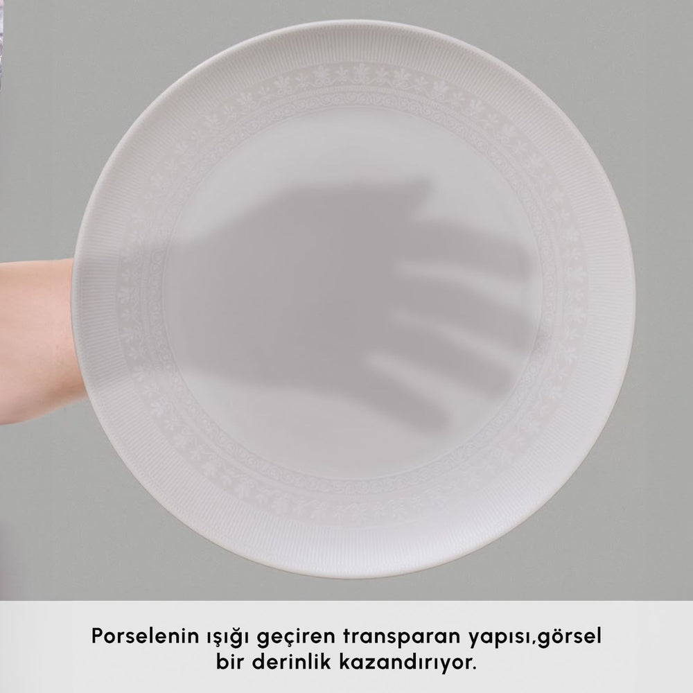 " Karaca Forever Bone Artiste 53-Teiliges 12-Personen Geschirrsett "