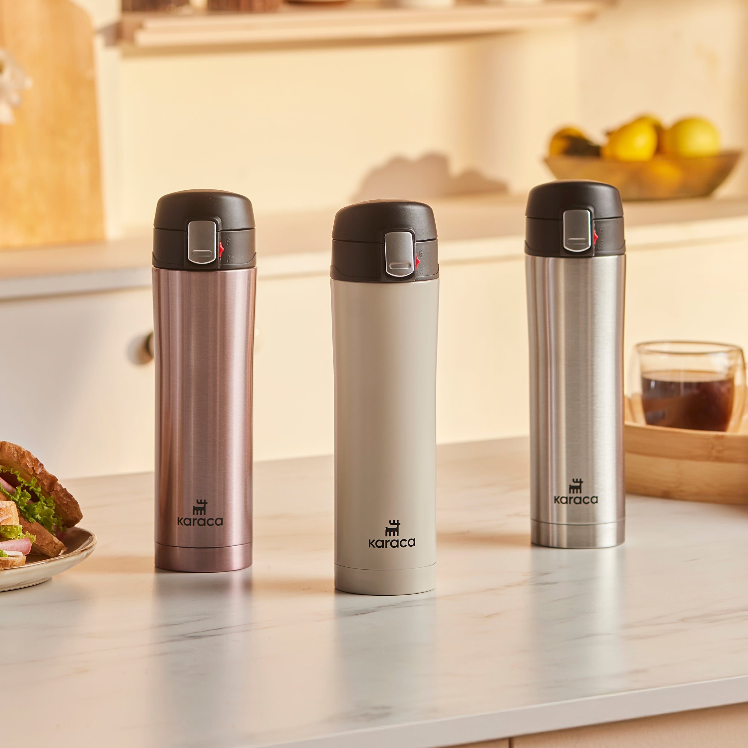 Karaca Pluton Thermosflasche 450ML Inox