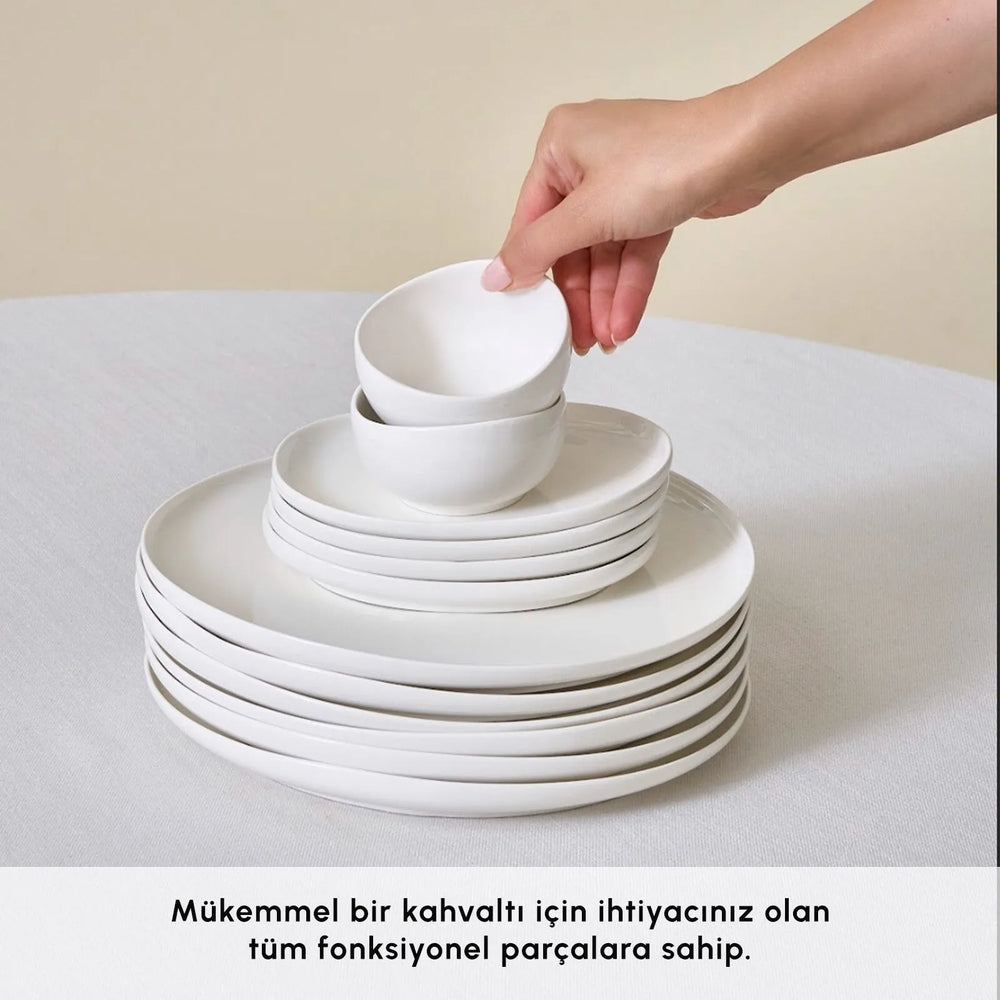 " Karaca Stream Bone Hole, 34-Teiliges 6-Personen Frühstücksset "