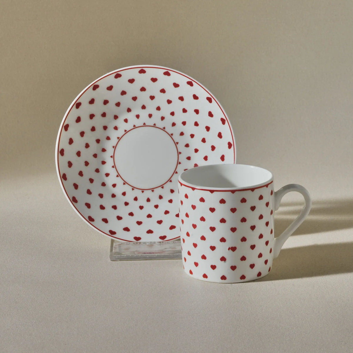 " Karaca Sweet Love für 2 Personen Kaffeetasse, 90 ml "
