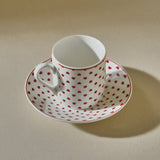 " Karaca Sweet Love für 2 Personen Kaffeetasse, 90 ml "
