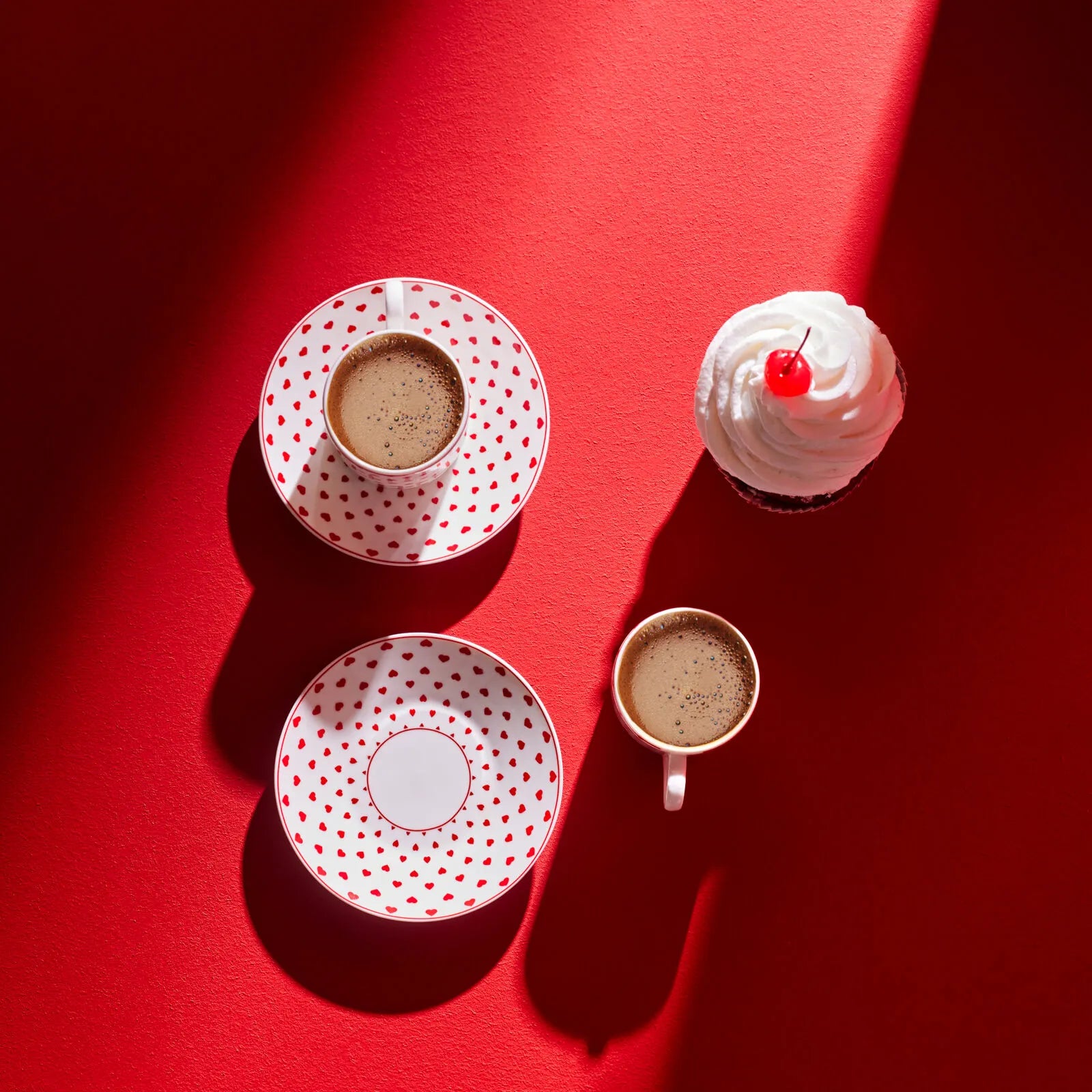 " Karaca Sweet Love für 2 Personen Kaffeetasse, 90 ml "