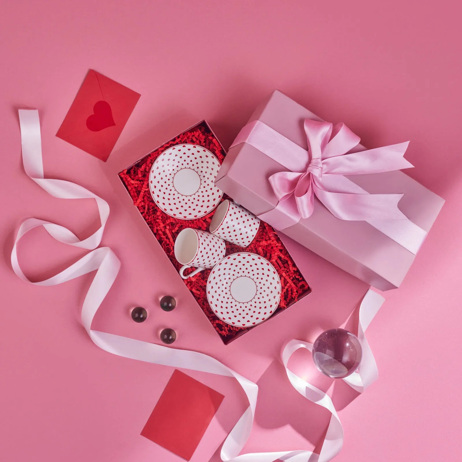 " Karaca Sweet Love für 2 Personen Kaffeetasse, 90 ml "