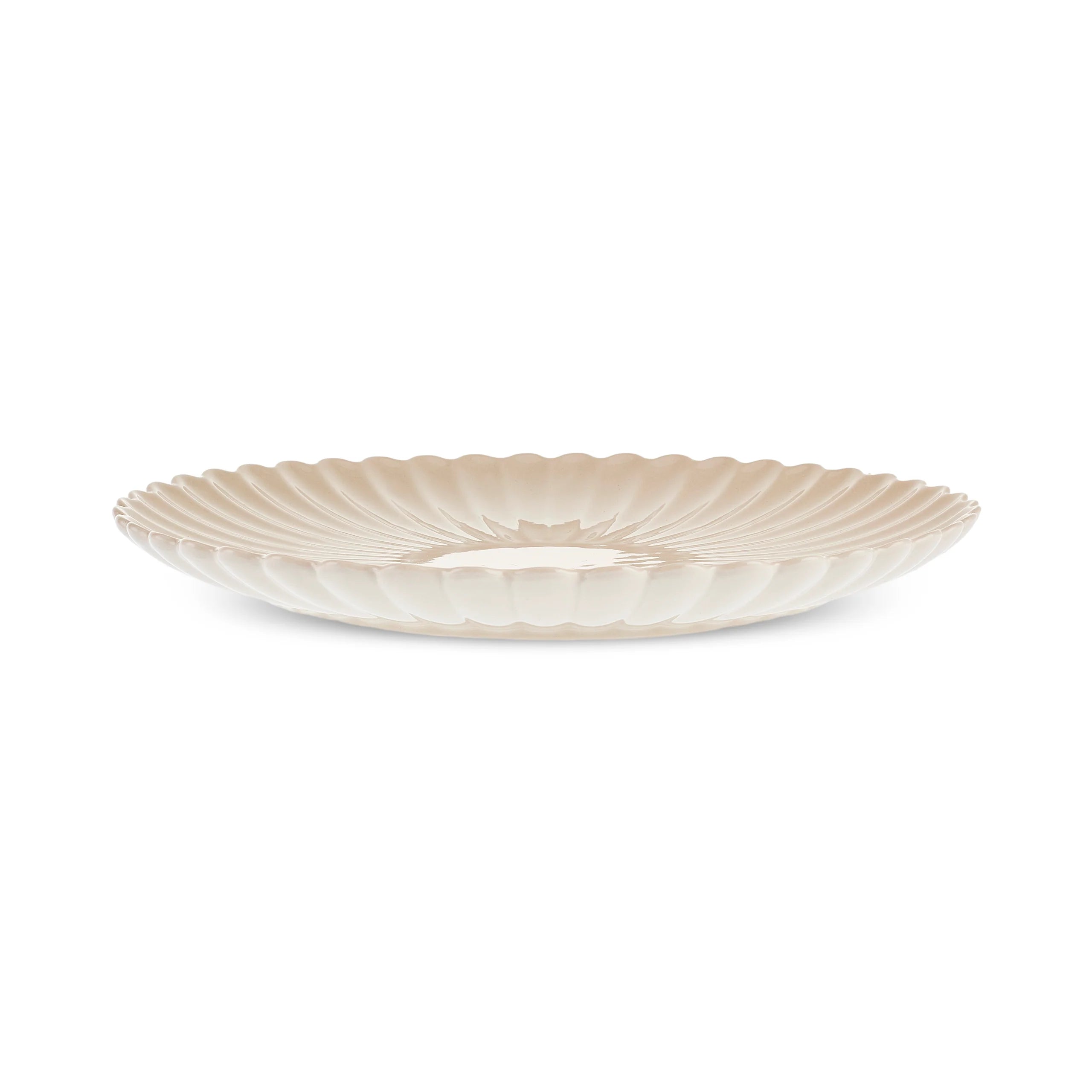 Karaca New Daisy Speiseteller, 27 cm, Weiss