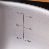 Karaca Elite Edelstahl-Kasserolle Flach 26 cm 34 L
