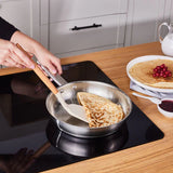 Karaca Elite Edelstahl-Induktions-Bratpfanne 24 cm Silber