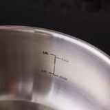 Karaca Elite Edelstahl-Kasserolle Flach 18 cm