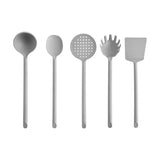 Karaca Simple 5-teiliges Küchenutensilien-Set Grau