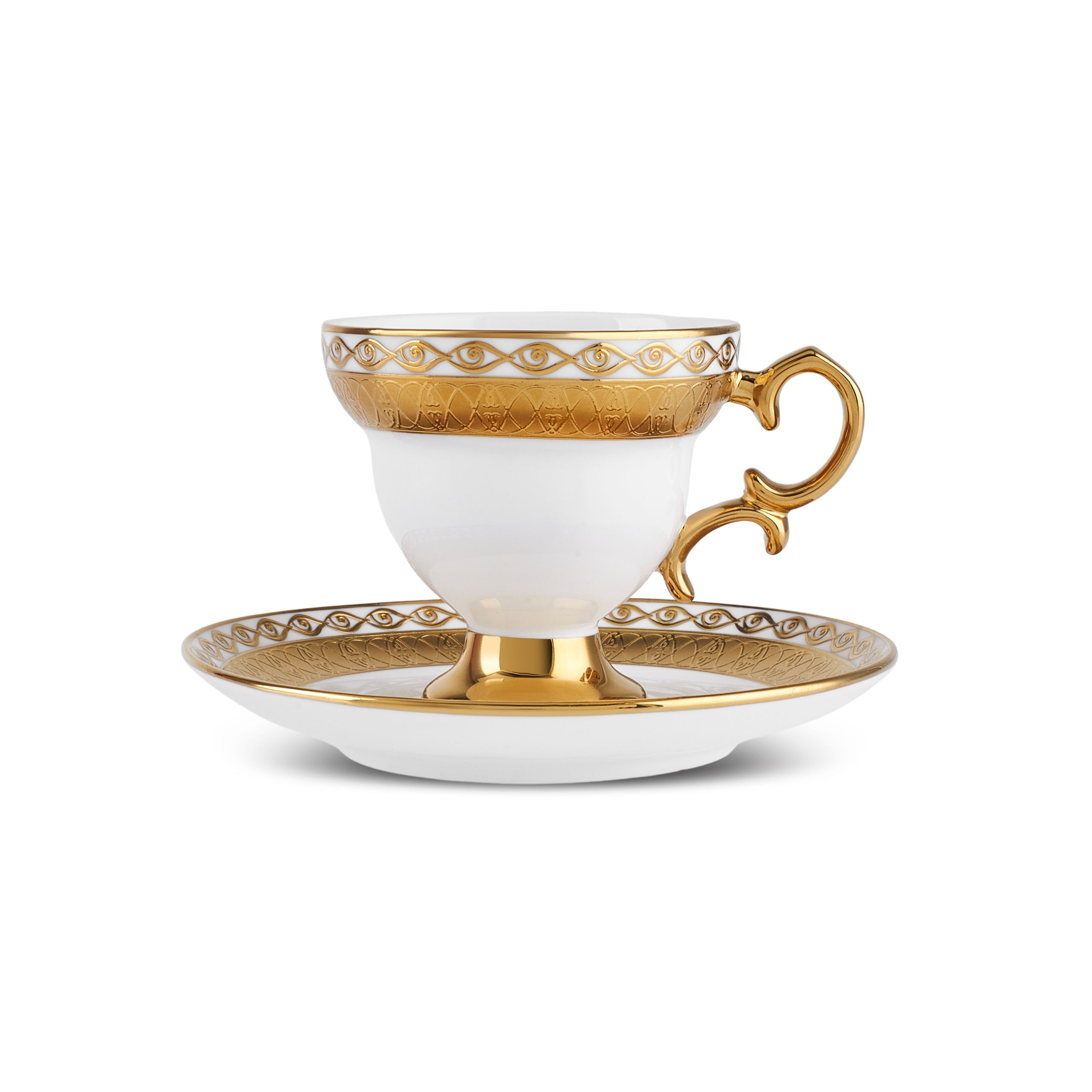 Karaca Hürrem Kaffeetassenset für 6 Personen 90 ml
