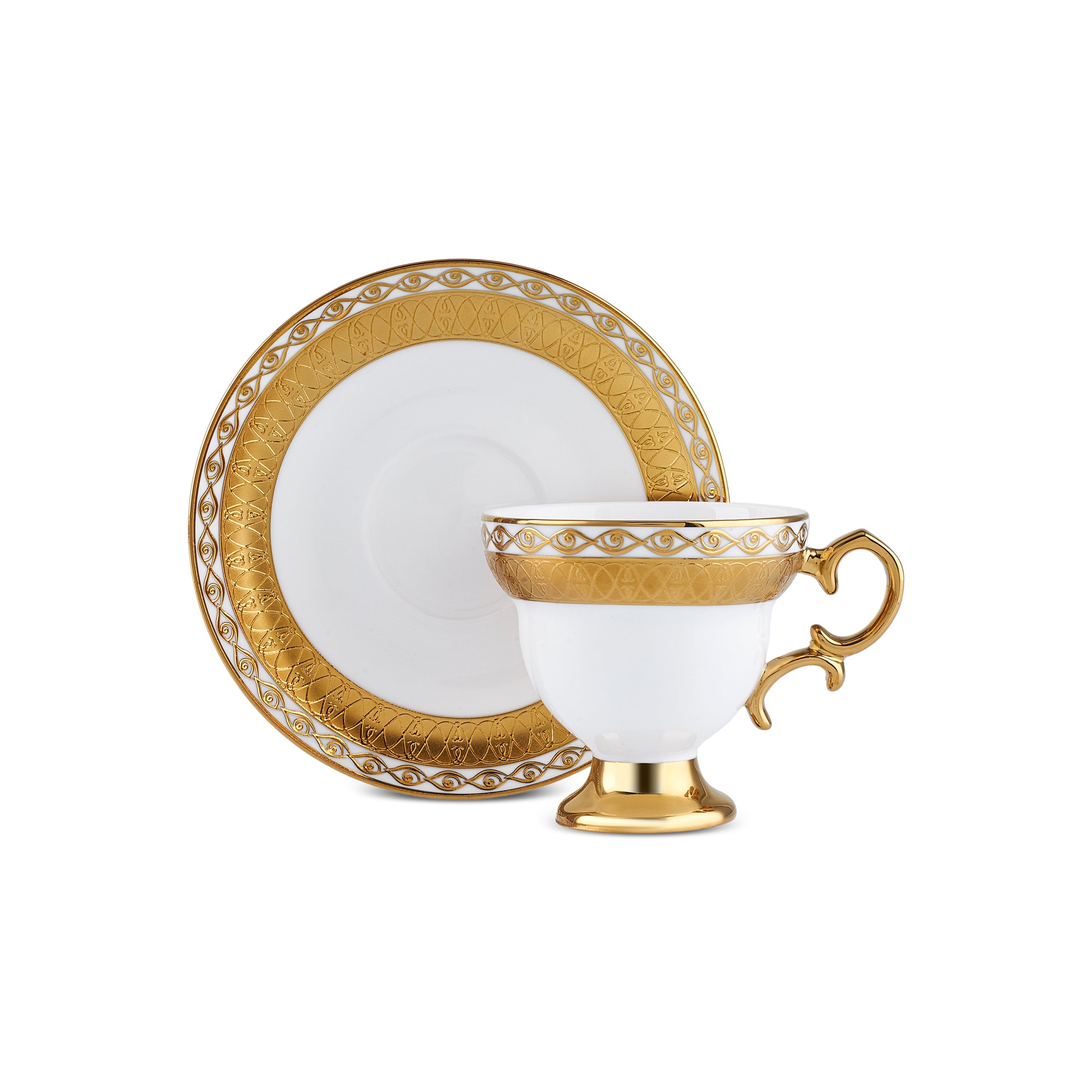 Karaca Hürrem Kaffeetassenset für 6 Personen 90 ml