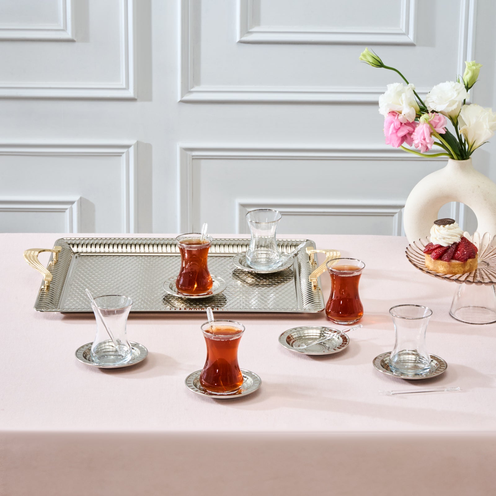 " Karaca Nehir 19-teiliges Teeservice "