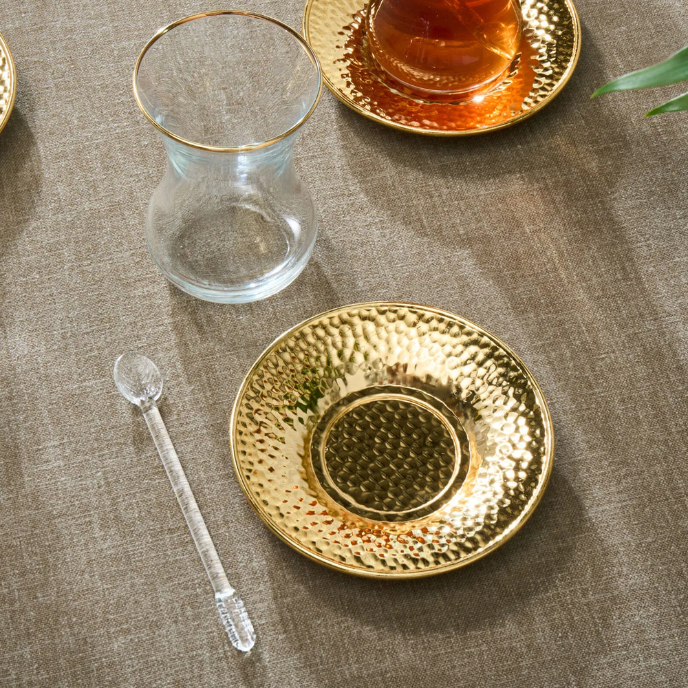 " Karaca Ada Gold 18-teiliges Teeservice für 6 Personen "
