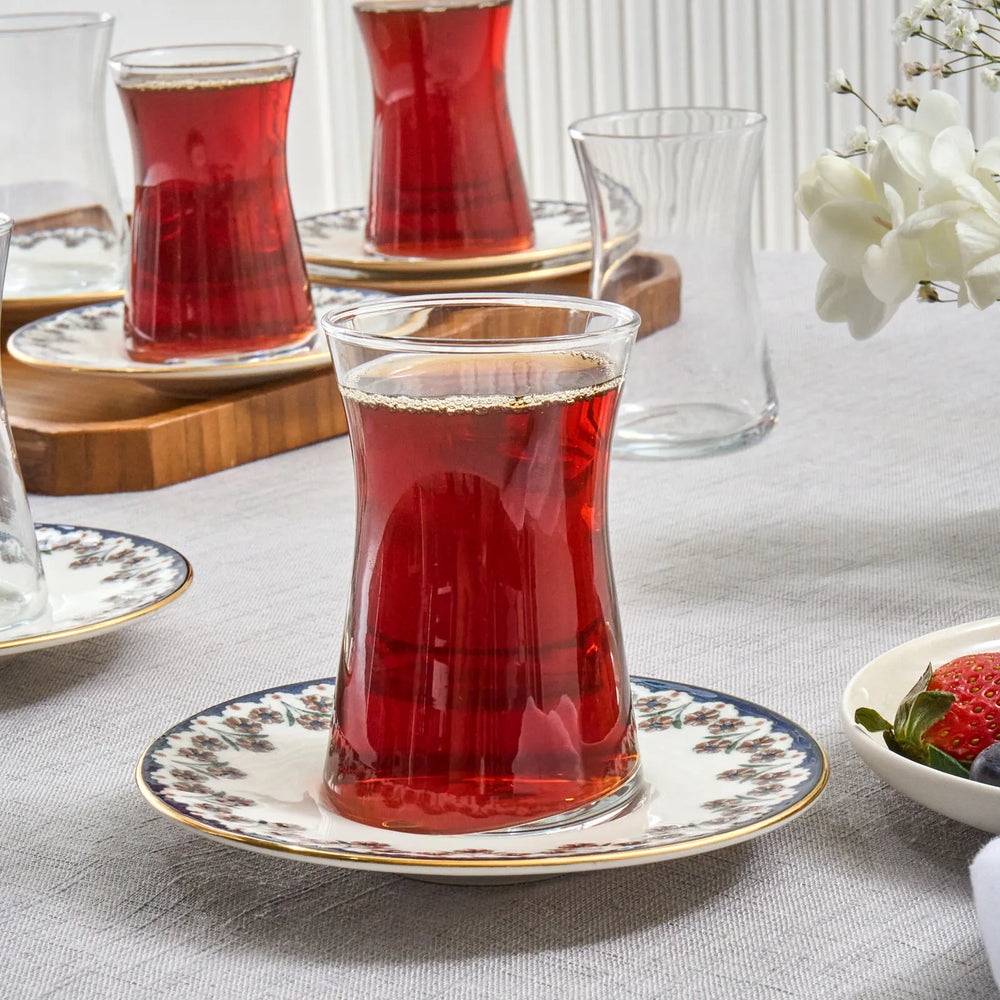 " Karaca Florus 12-teiliges Teeservice für 6 Personen "