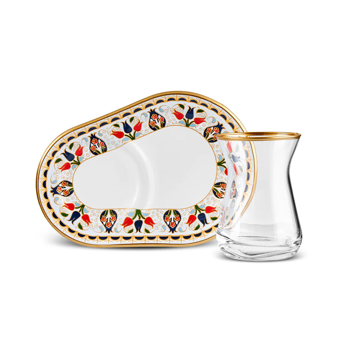 Karaca Tulip 12-Teiliges Tee-Set