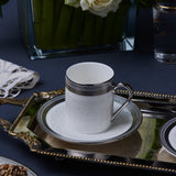 Karaca Royal Bone Kate Kaffeetassenset für 6 Personen 90 ml