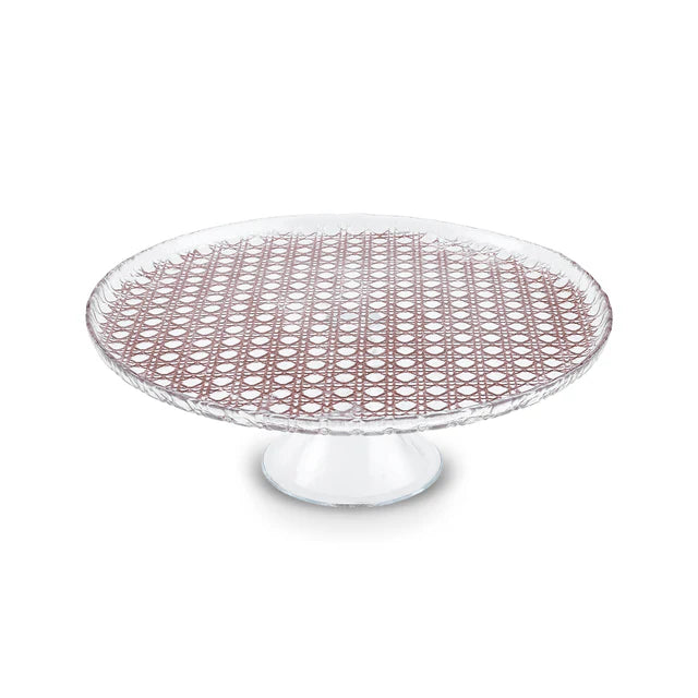 Karaca Rattan Grau-Glitzer 7-teiliges Kuchenset
