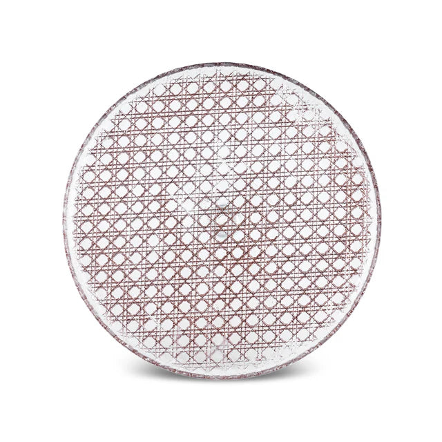 Karaca Rattan Grau-Glitzer 7-teiliges Kuchenset
