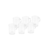 Karaca Guido 6-teiliges Set Glasteetassen 200 ml