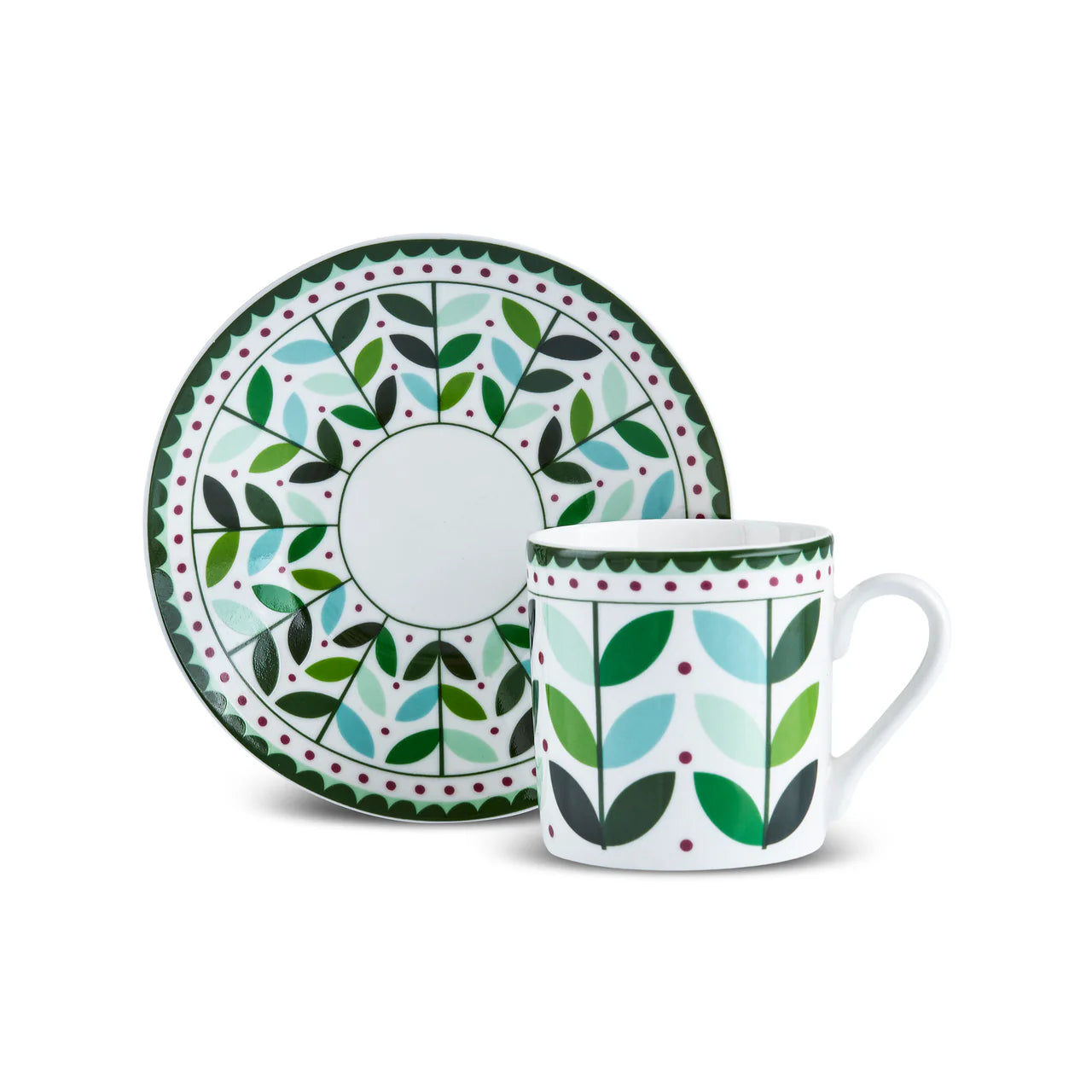 Karaca Tracy Gold 12-teiliges Bone China Espresso Türkisch-Kaffeetassen-Set für 6 Personen 80 ml Mehrfarbig